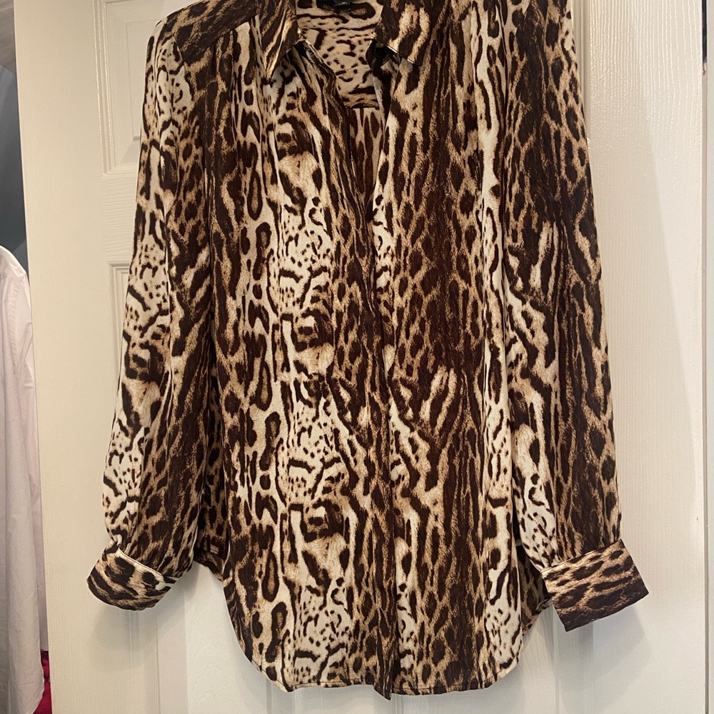 Leopard Print Women's Top